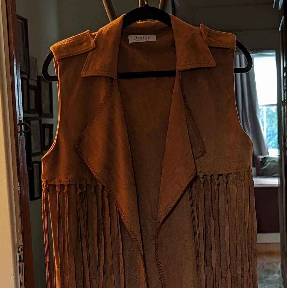 Gorgeous faux suede vest